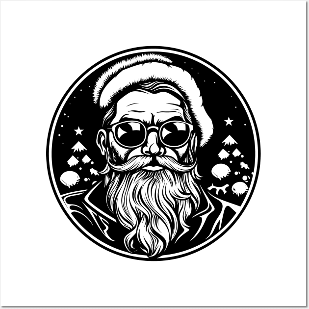 Santa Claus Wall Art by MZeeDesigns